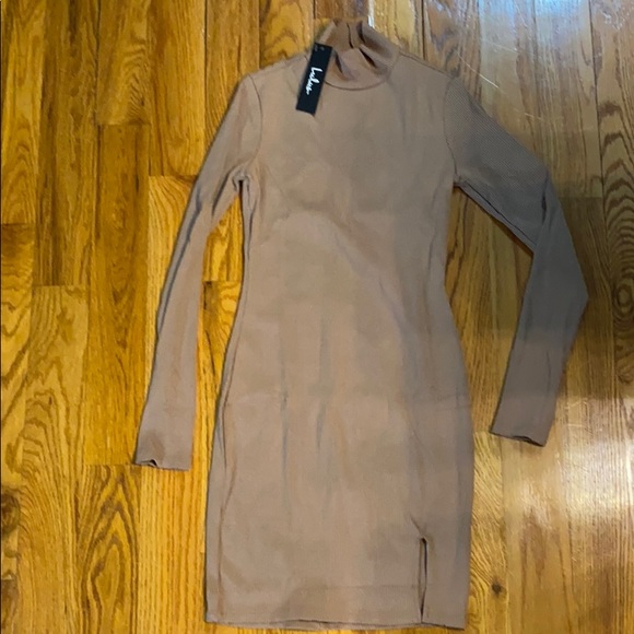 Lulus Dresses & Skirts - Ribbed long sleeve turtleneck dress